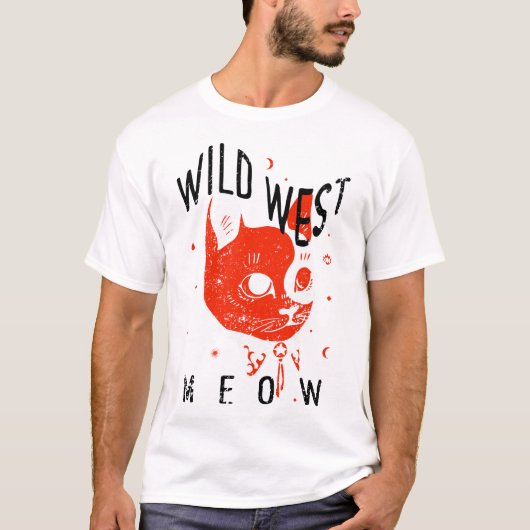 Le design du T-shirt est Meow (Devant)