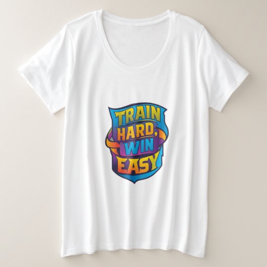 Le design du t-shirt est motivationnel et comporte (Design devant)