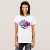 Le design du Tshirt ajusté pour le bal de promo (Devant entier)
