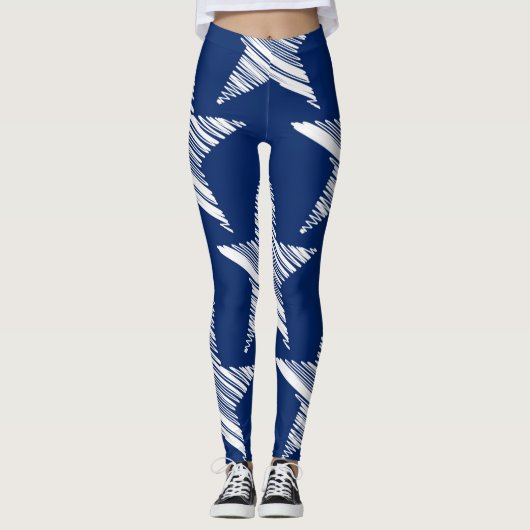 Le design étoilé américain. Leggings (Devant)