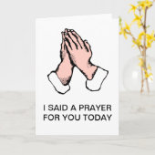 Le ~ désolé de mains de prière obtiennent la carte (Fleur jaune)