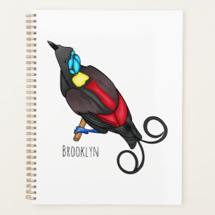 Le dessin animé oiseau de paradis de Wilson