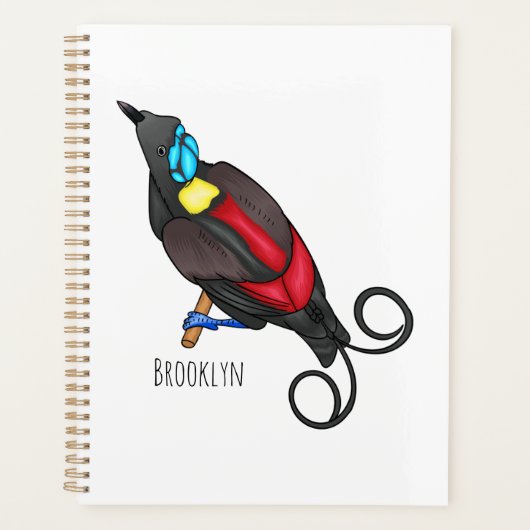 Le dessin animé oiseau de paradis de Wilson (Devant)