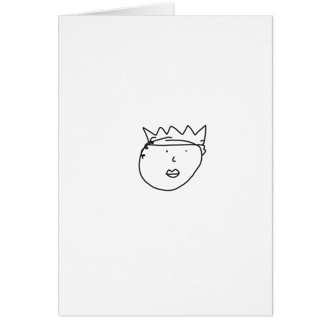 Le dessin de reine d'Angleterre par Han (Devant)