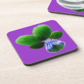Le Dessous de verre de liège de Pansy Vert (Côté gauche)