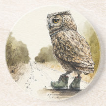 Le Dessous de verre de marche solitaire