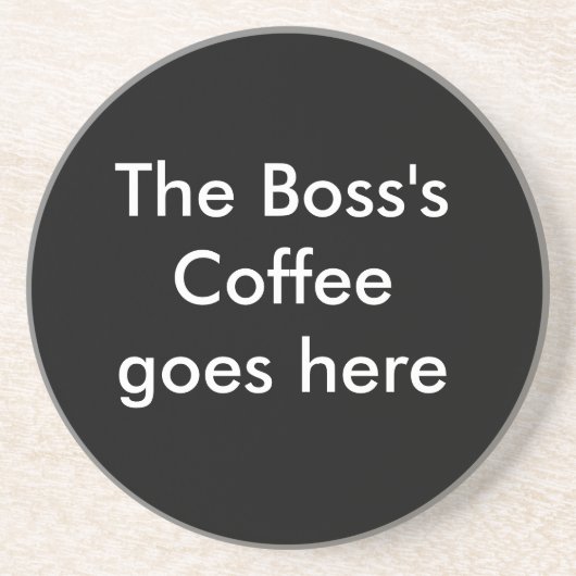 Le Dessous de verre du café du patron (Devant)