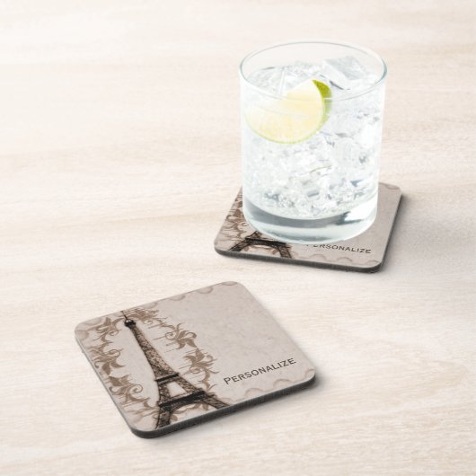 Le Dessous de verre Latte Paris Grunge (Côté Droit)