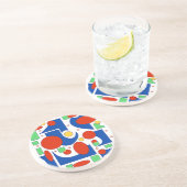 Le dessous de verre obstructionniste en céramique (Côté)