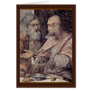 Le détail de dernier dîner par Leonardo da Vinci