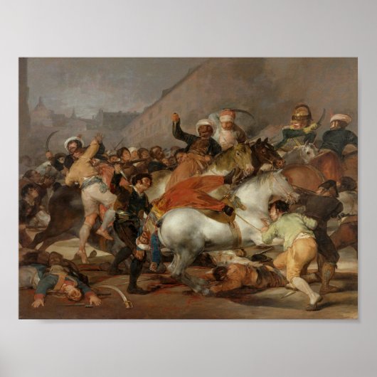 Le deuxième mai 1808 par Goya - Poster (Devant)