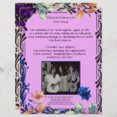 Le dévouement de mon fils pour le papier personnal (Devant / Derrière)