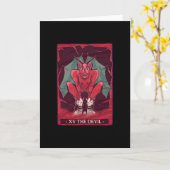 Le Diable - Carte Tarot Cadeau (Fleur jaune)