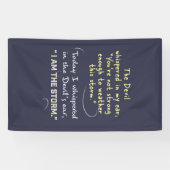 Le diable chrétien de bannières de femmes a (Horizontal)