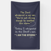 Le diable chrétien de bannières de femmes a (Vertical)