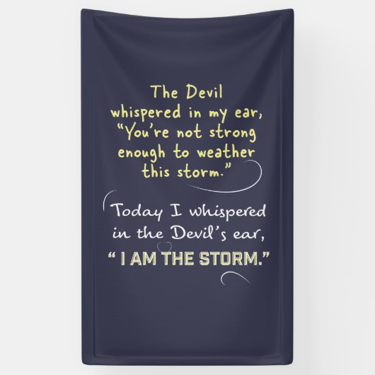 Le diable chrétien de bannières de femmes a (Vertical)