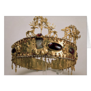 Le diadème, a trouvé dans le monticule