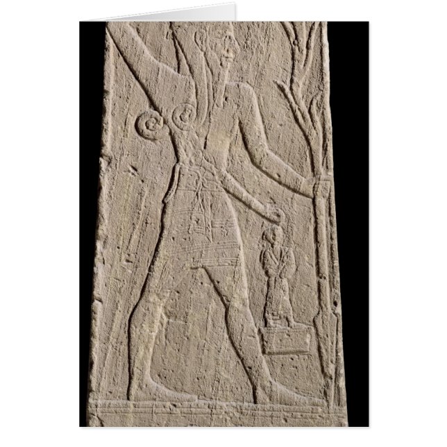 Le dieu de la tempête Baal avec un tonnerre (Devant)