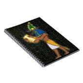 Le Dieu égyptien Thoth Spiral Carnet (Côté Droit)