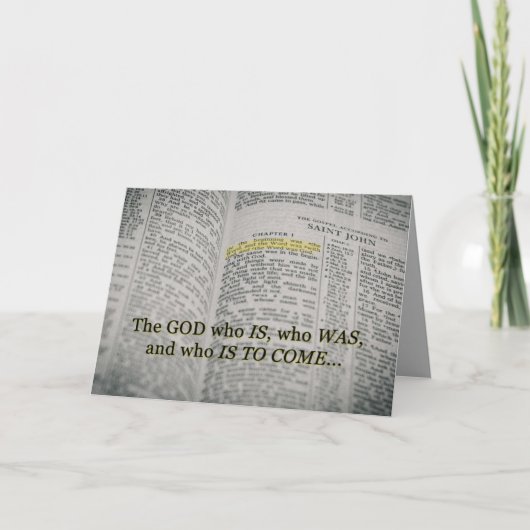 Le Dieu qui est la carte de l'écriture (Devant)