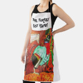 LE DINDE S'EST ÉCHAPPÉ ! Tablier de Thanksgiving (Insitu)