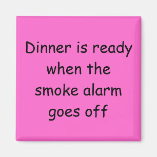 Le dîner est aimant prêt