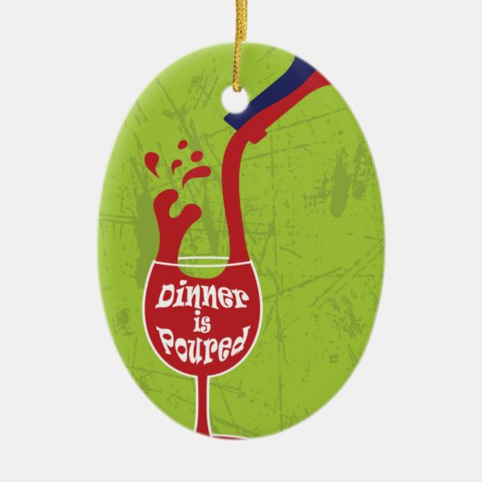 Le dîner est ornement versé (Devant)