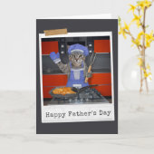 Le dîner est prêt ! Carte Joyeuse fête des pères (Fleur jaune)