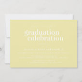 LE DIPLÔME | INVITATION DE DIPLÔME PHOTO (Dos)