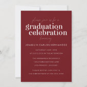 LE DIPLÔME | INVITATION DE DIPLÔME PHOTO (Dos)