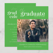 LE DIPLÔME | INVITATION DE DIPLÔME PHOTO (Devant / Derrière)