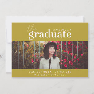 LE DIPLÔME   INVITATION DE DIPLÔME PHOTO