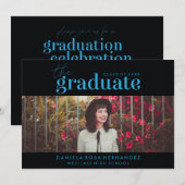 LE DIPLÔME | INVITATION DE DIPLÔME PHOTO (Devant / Derrière)