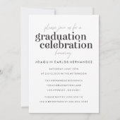 LE DIPLÔME | INVITATION DE DIPLÔME PHOTO (Dos)