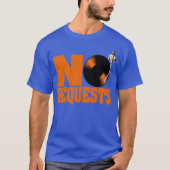 Le DJ aucun T-shirt orange bleu de Mets Knicks de (Devant)