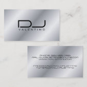 Le DJ - Cartes de visite (Devant / Derrière)