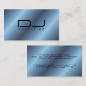 Le DJ - Cartes de visite (Devant / Derrière)