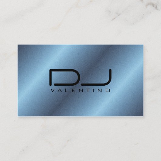 Le DJ - Cartes de visite (Devant)