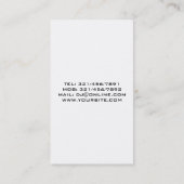 Le DJ - Cartes de visite (Dos)