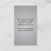 Le DJ - cartes de visite (Dos)