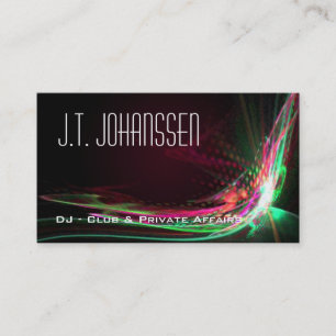 Le DJ - Colorez les cartes de visite de