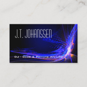 Le DJ - Colorez les cartes de visite standard