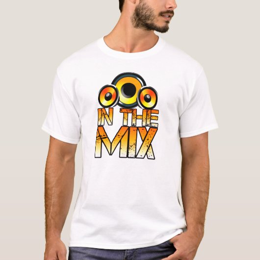 le DJ dans le T-shirt de conception de (Devant)