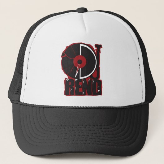 Le DJ déchirent la casquette de baseball imprimée (Devant)