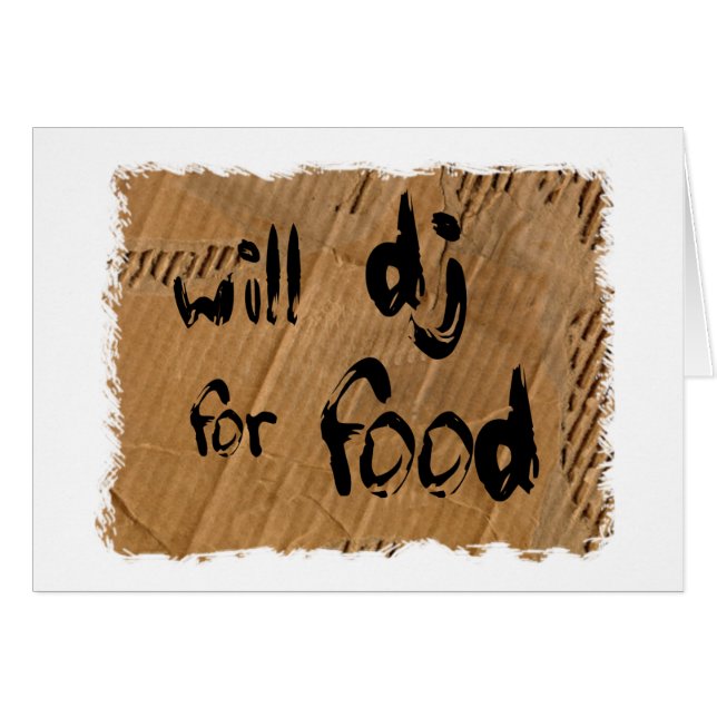 le DJ pour la nourriture (Devant horizontal)