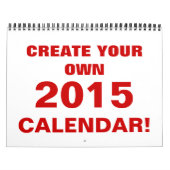 Le do-it-yourself créent votre propre calendrier (Protection)