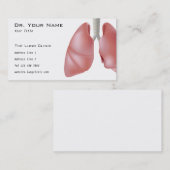 Le docteur carte de visite de poumon (Devant / Derrière)