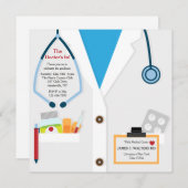 Le Docteur Est En Invitation À La Graduation (Devant / Derrière)