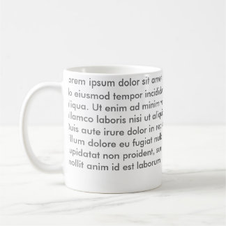 Le dolor d'ipsum de Lorem reposent la tasse d'amet