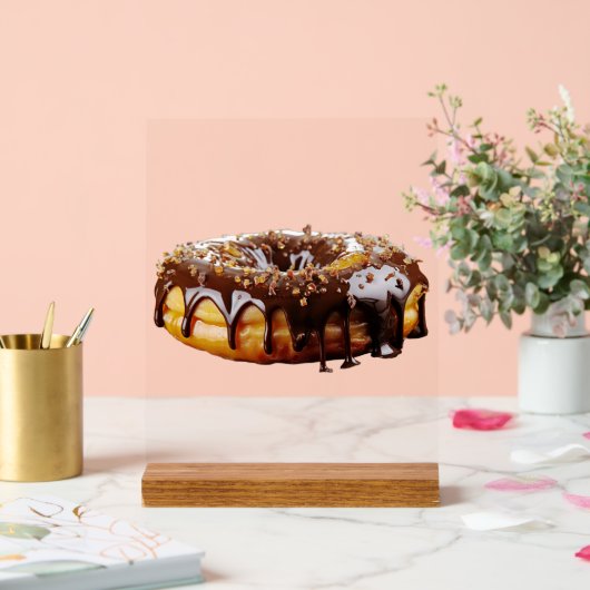 Le donut décadent de SlipperyJoe's recouvert d'une (Mariage)